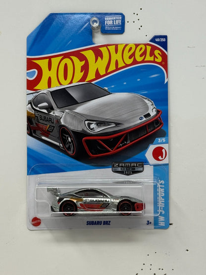 Hot Wheels HW J-Imports Subaru Brz ZAMAC 1:64 Diecast