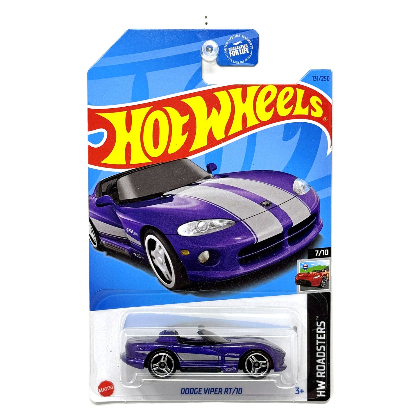 Hot Wheels HW Roadsters Dodge Viper RT-10 Purple 1:64 Diecast