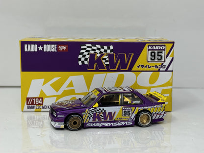 Kaido House BMW E30 M3 Kaido KW V1 1:64 Diecast Purple