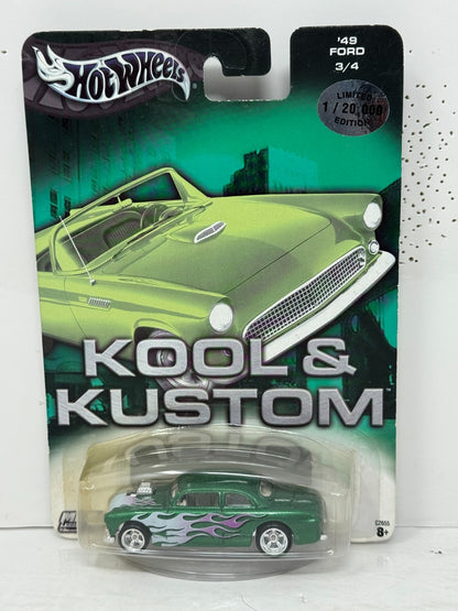 Hot Wheels Kool & Kustom 1949 Ford Limited Edition 1 of 20,000 1:64 Diecast