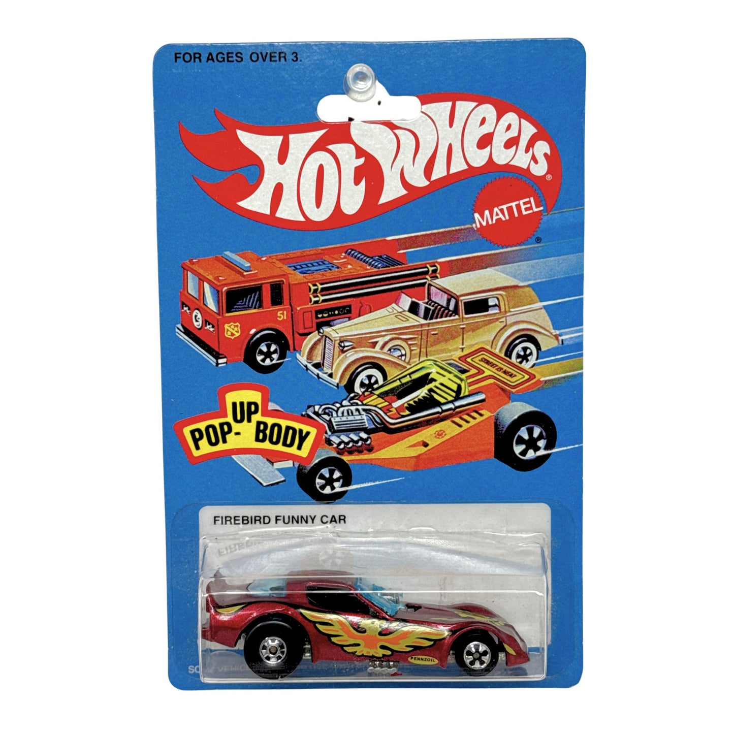 Hot Wheels Pontiac Firebird Funny Car w/ Pop-Up Body 1:64 Diecast