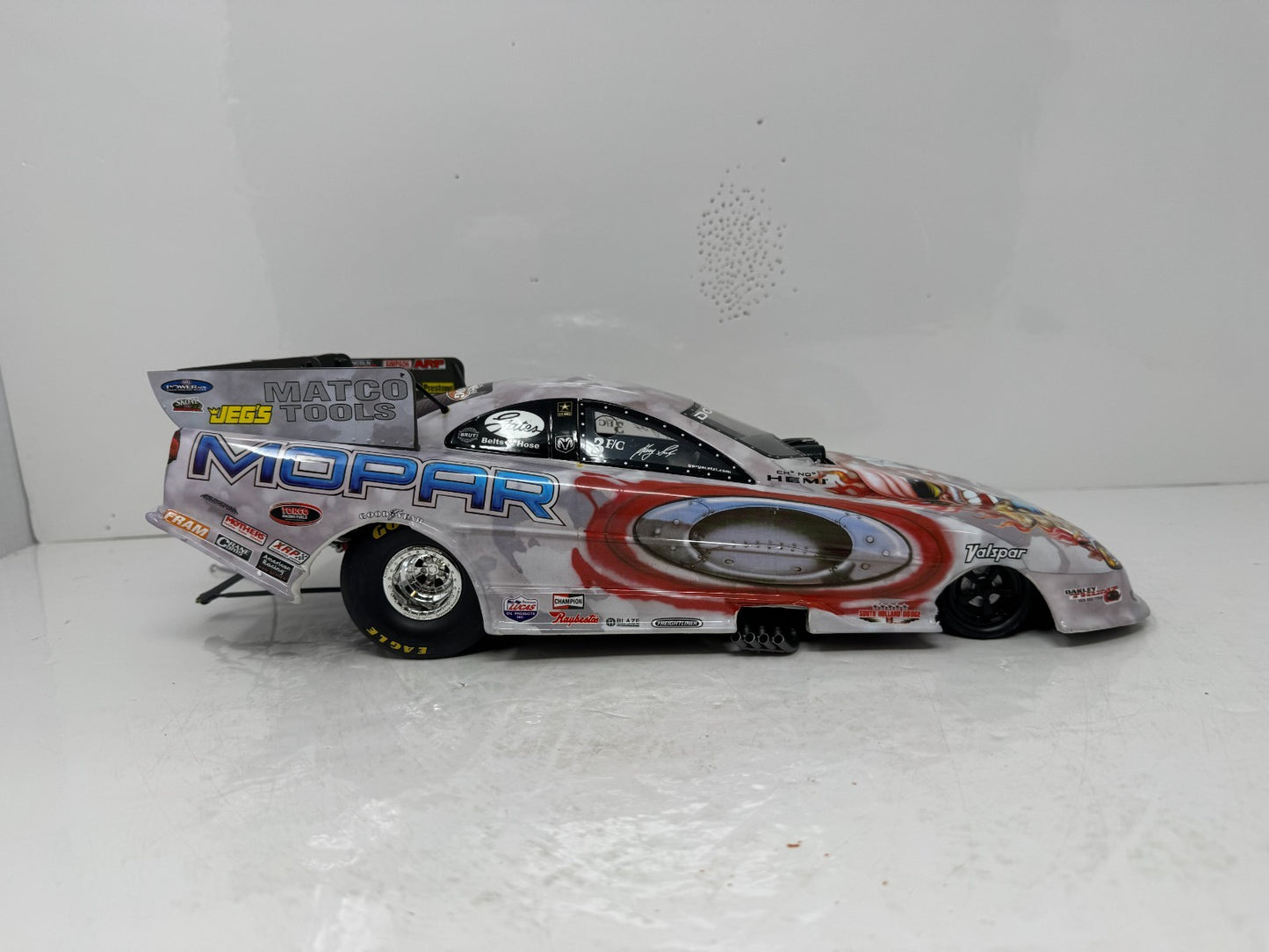 Milestone Gary Scelzi NHRA Mopar Oakley Dodge Stratus Funny Car 1:16 Scale