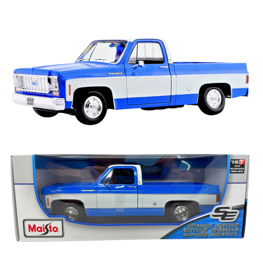 Maisto 1974 Chevrolet C10 Cheyenne Super Squarebody Special Edition 1:18 Diecast