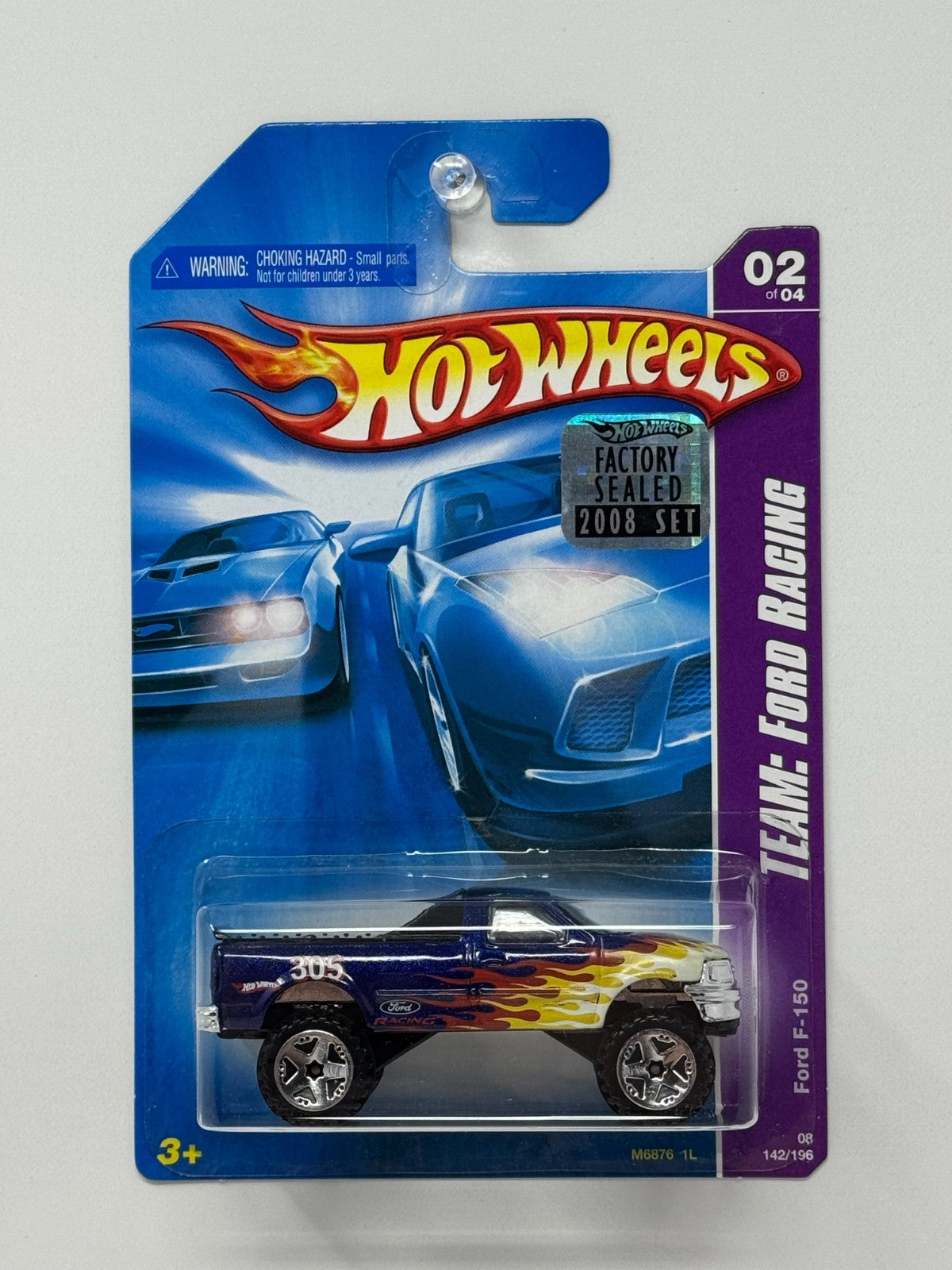 Hot Wheels Team Ford Racing Ford F-150 1:64 Diecast Factory Sealed Blue