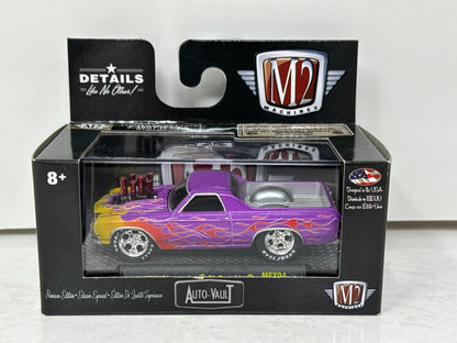M2 Machines 1970 Chevrolet El Camino Auto-Vault Flames 1:64 Diecast
