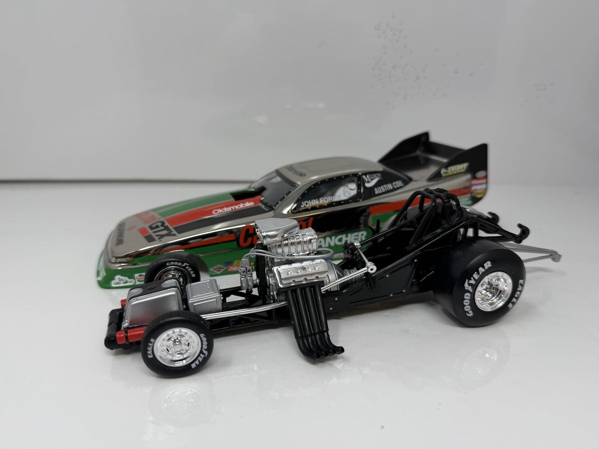 Action NHRA Historical John Force 1990 Oldsmobile Chrome 1 of 390 1:24 Diecast