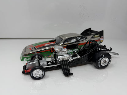 Action NHRA Historical John Force 1990 Oldsmobile Chrome 1 of 390 1:24 Diecast