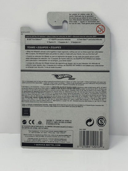 Hot Wheels Revealers 1969 Dodge Charger 1:64 Diecast White Blue