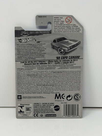 Hot Wheels 2011 HW Premiere 1968 COPO Camaro 1:64 Diecast Blue
