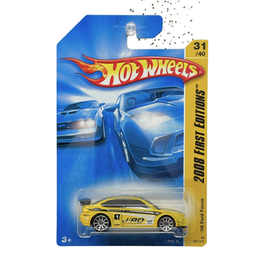 Hot Wheels First Editions 2008 Ford Focus 1:64 Diecast Yellow