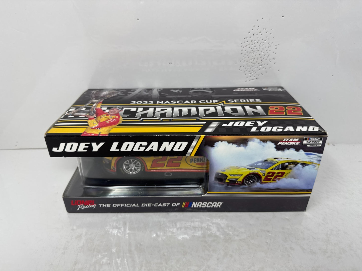 Lionel Nascar #22 Joey Logano Shell Pennzoil Champion 2022 Mustang 1:24 Diecast