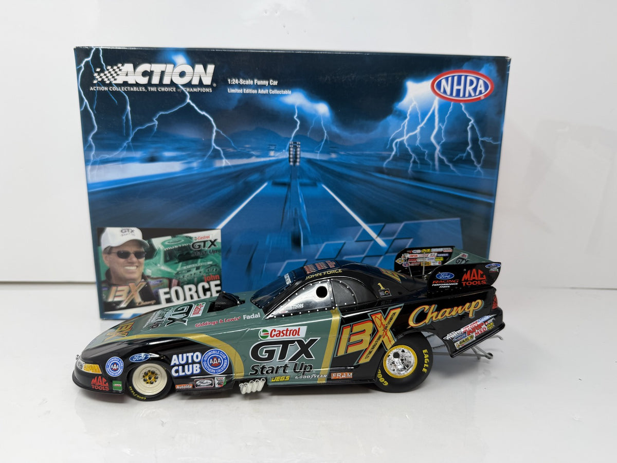 Action NHRA John Force Castrol 2004 Mustang w/ Hero Card 1 of 168 1:24 Diecast