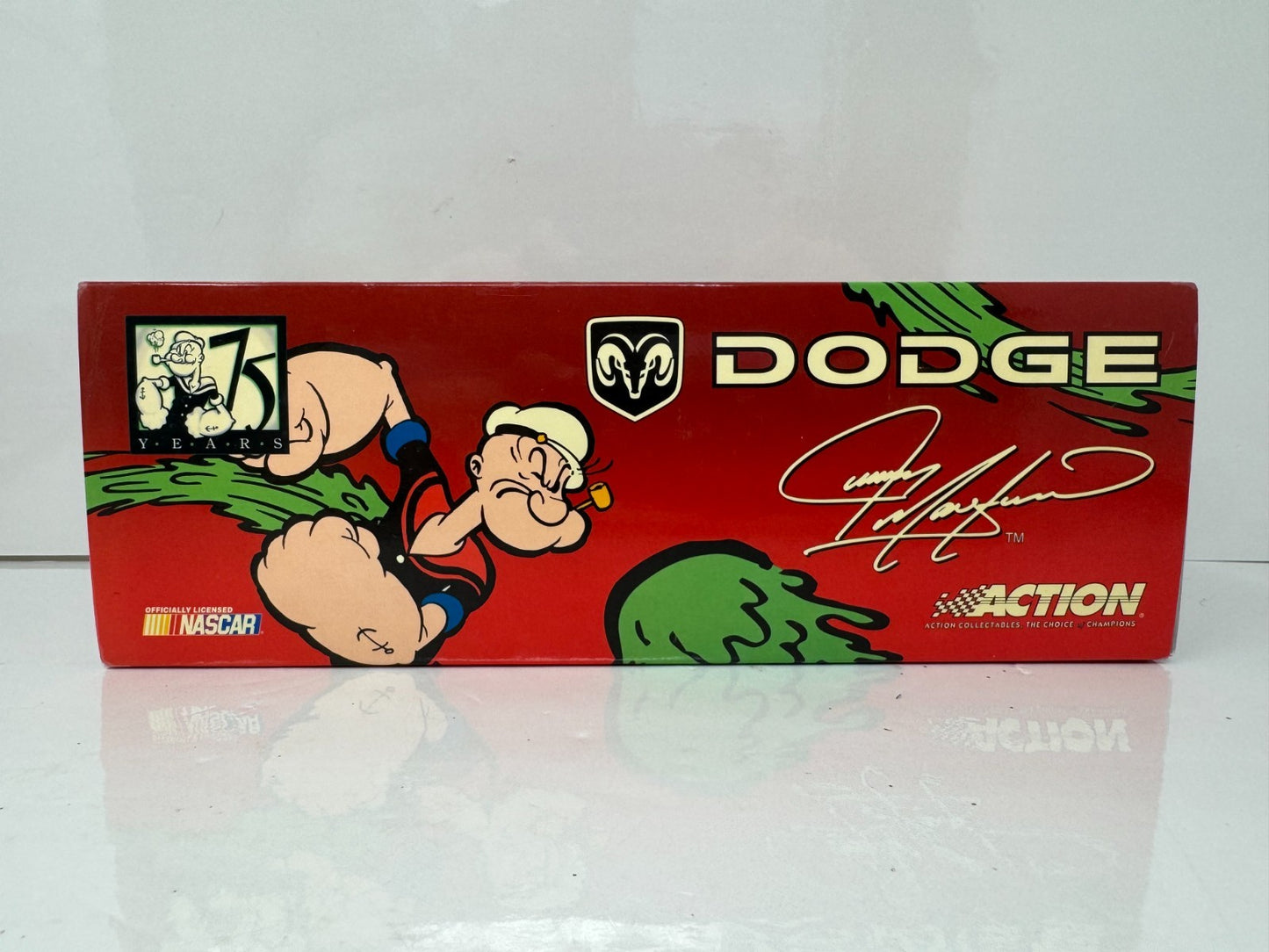 Action NASCAR Jeremy Mayfield #19 Popeye 75th 2004 Dodge Intrepid 1:24 Diecast