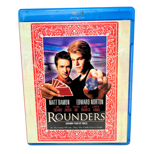 Rounders (Blu-ray) Matt Damon Drama Good Condition!!!