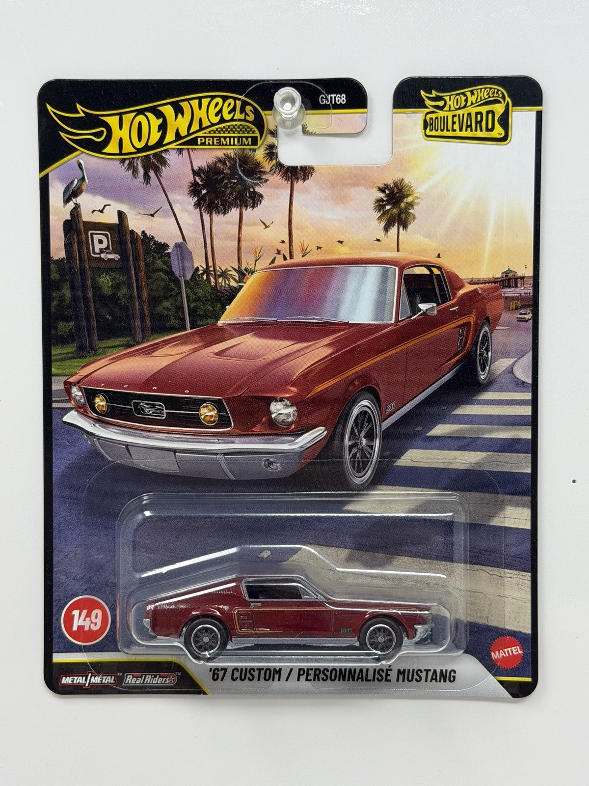 Hot Wheels Premium Boulevard #149 Custom 1967 Ford Mustang 1:64 Diecast
