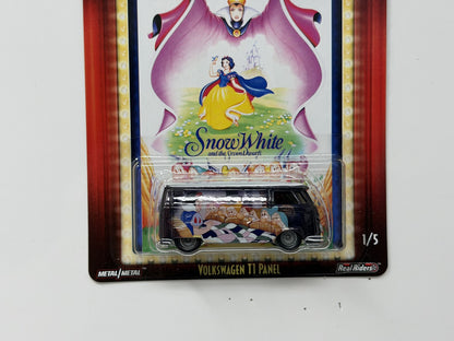 Hot Wheels Disney Snow White Volkswagen T1 Panel 1:64 Diecast Real Riders