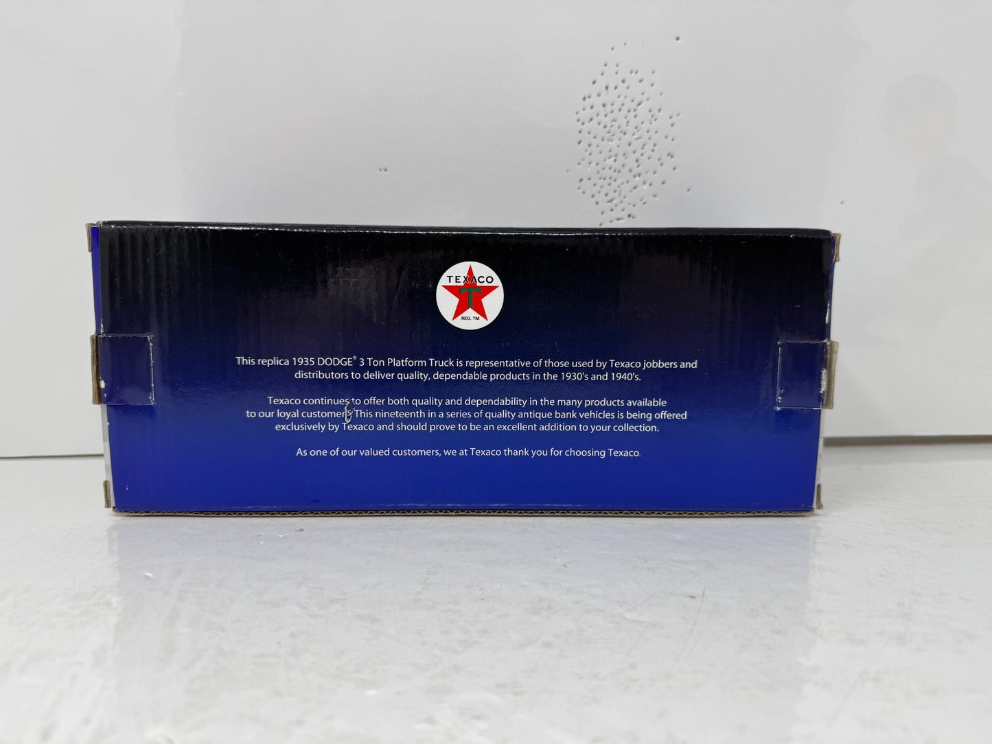 Ertl Texaco 1935 Dodge 3 Ton Platform Truck 1:38 Scale Diecast Bank