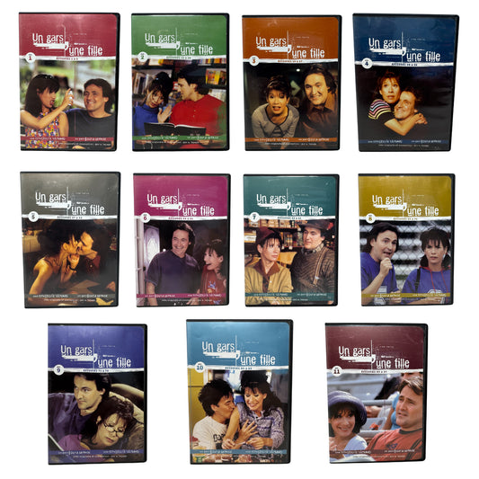 Un gars une fille: Season 1-11 (DVD) TV Series Good Condition!!!