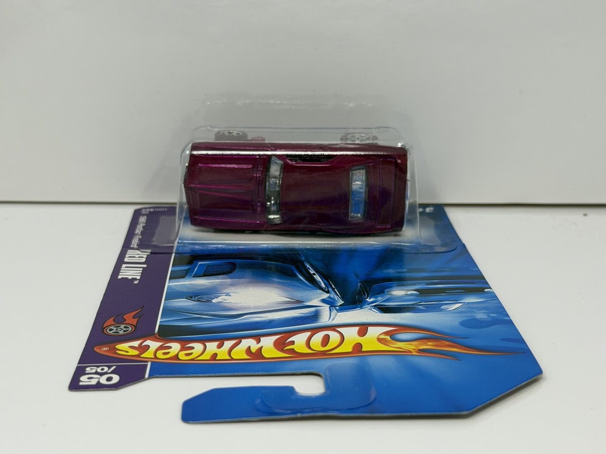 Hot Wheels Red Line 1969 Pontiac Firebird 1:64 Diecast Purple