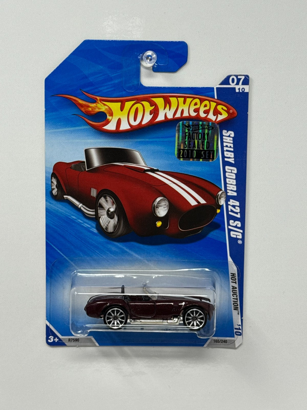 Hot Wheels Hot Auction Shelby Cobra 427 SC 1:64 Diecast Factory Sealed