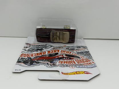 Hot Wheels 50th Camaro 1969 Chevrolet Camaro Convertible 1:64 Diecast Maroon