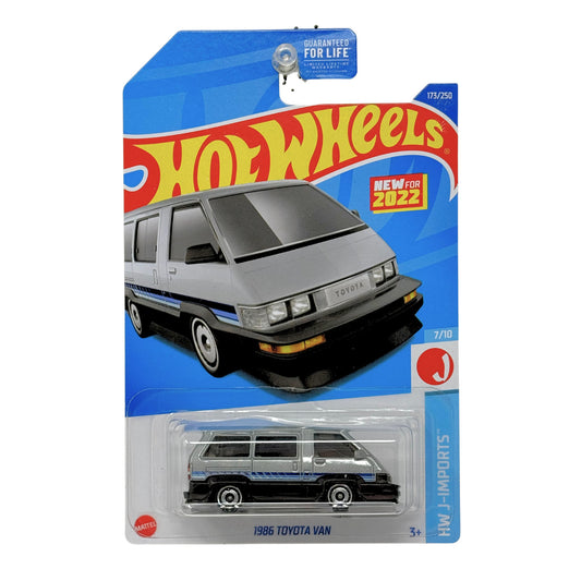 Hot Wheels HW J-Imports 1986 Toyota Van 1:64 Diecast Silver