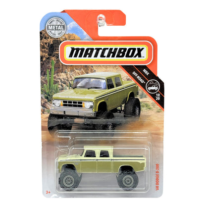 Matchbox MBX Off-Road 1968 Dodge D200 1:64 Diecast