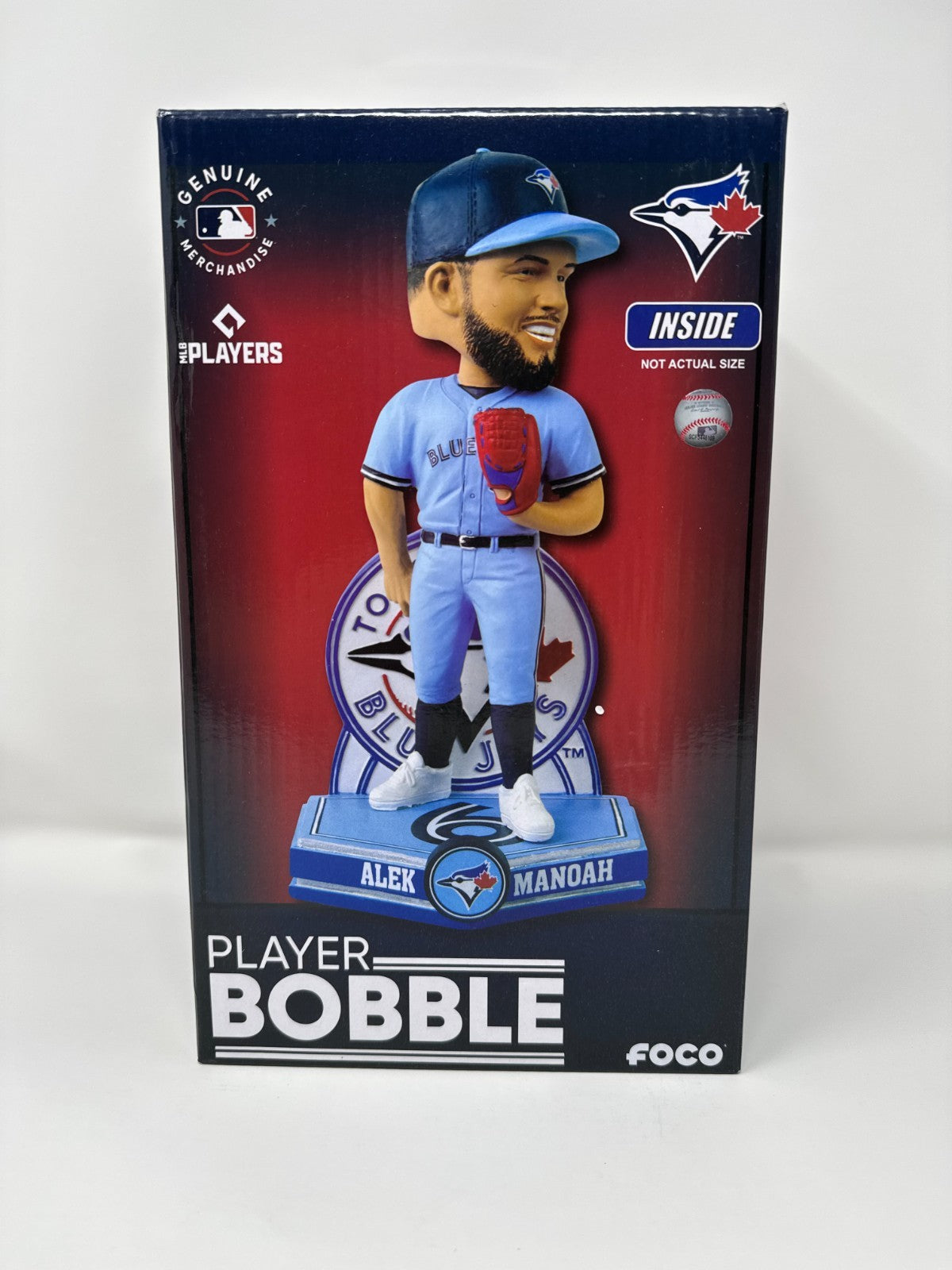 FOCO MLB Toronto Blue Jays Alek Manoah "Gamebreaker" Bobblehead