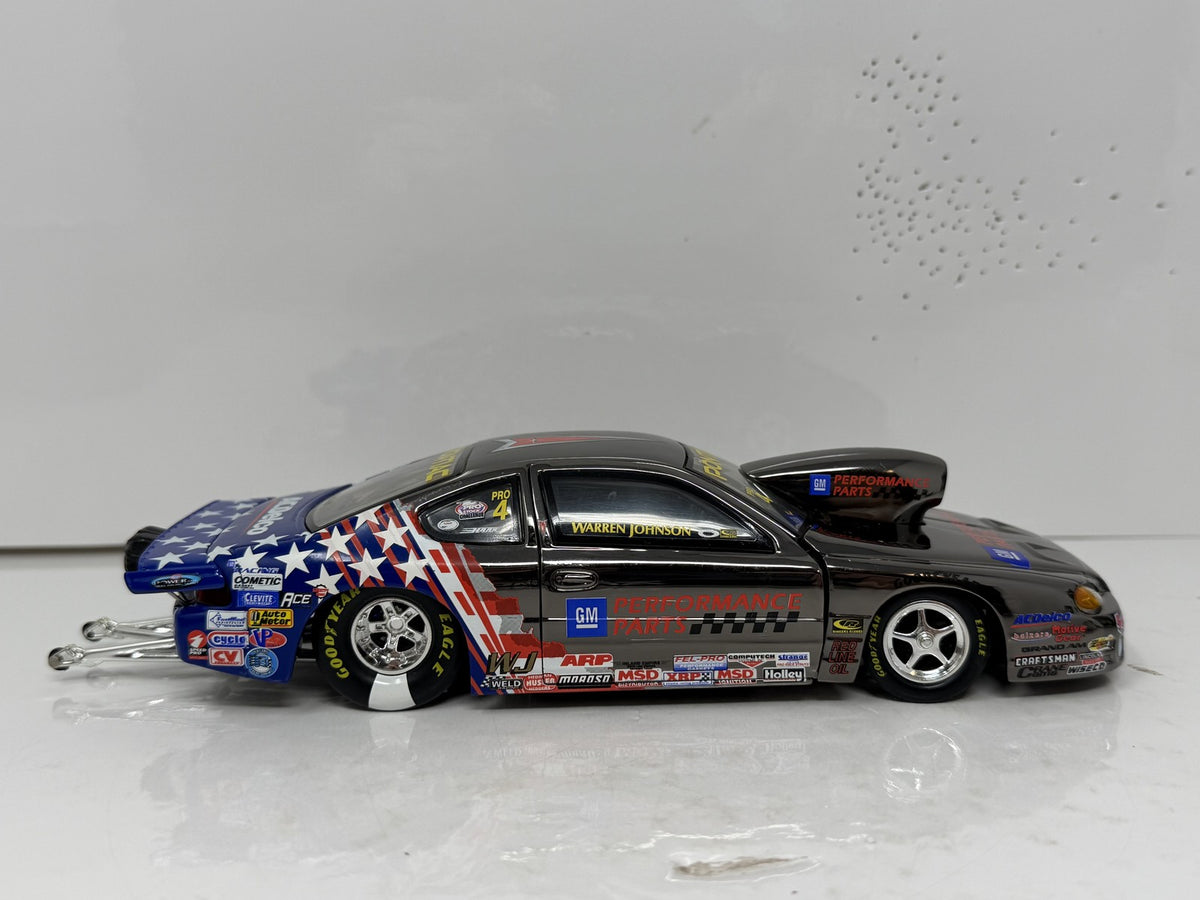 Racing Champions NHRA Warren Johnson Pontiac Pro Stock Gun Metal 1:24 Diecast