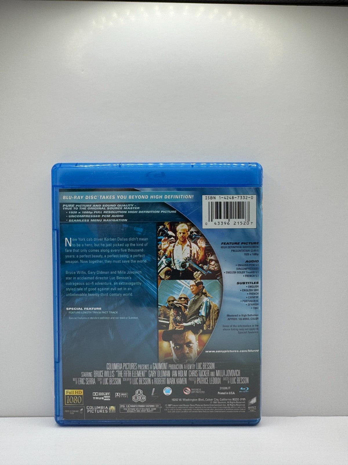 Fifth Element (Blu-ray) Bruce Willis Sci-Fi