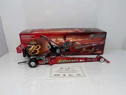 Action NHRA Brandon Bernstein Budweiser AUTO 2005 Top Fuel Dragster 1:24 Diecast