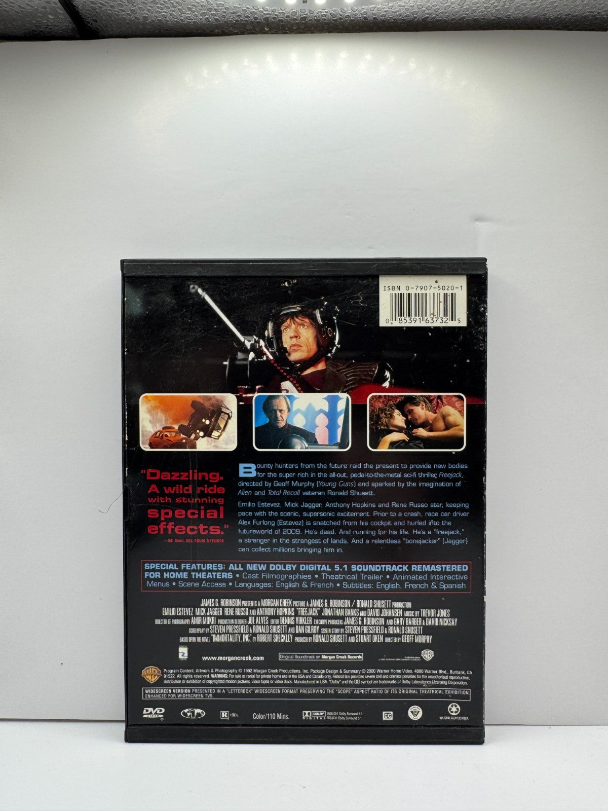 Freejack (DVD) Emilio Estevez Sci-Fi