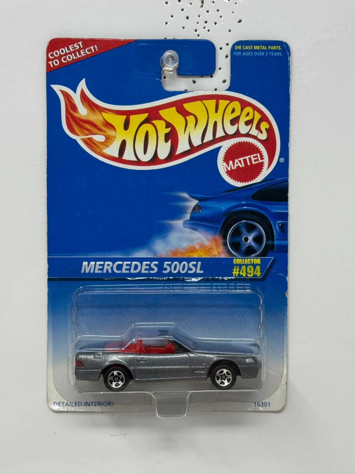 Hot Wheels Mercedes 500 SL 1:64 Diecast Silver