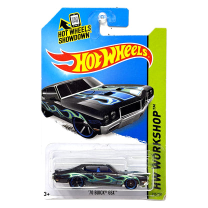 Hot Wheels HW Workshop 1970 Buick GSX 1:64 Diecast Black V1