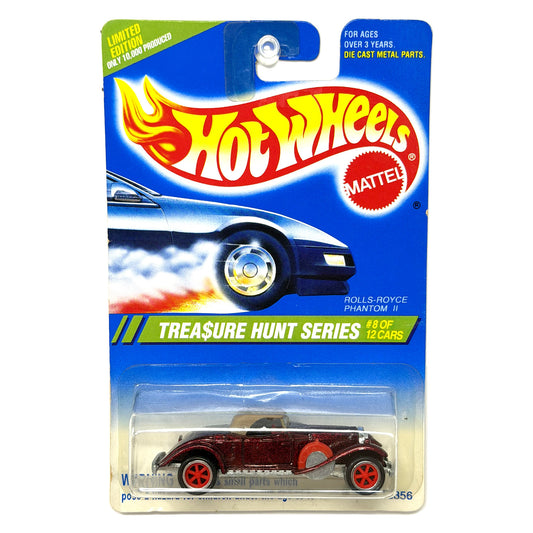 Hot Wheels 1995 Treasure Hunt Series Rolls-Royce Phantom II 1:64 Diecast Red