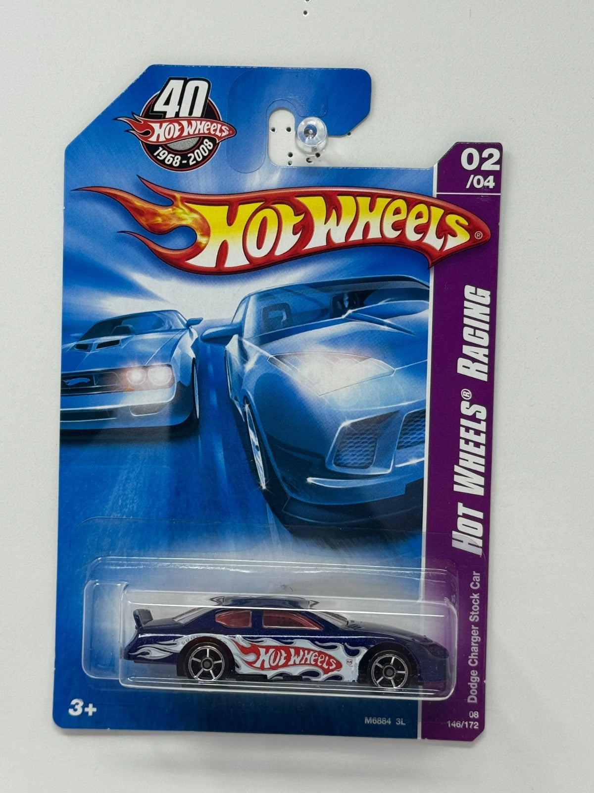 Hot Wheels Racing Dodge Charger Stock Car 1:64 Diecast Blue