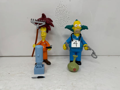 Simpsons World of Springfield Police Station Jail Playmates Playset Diorama