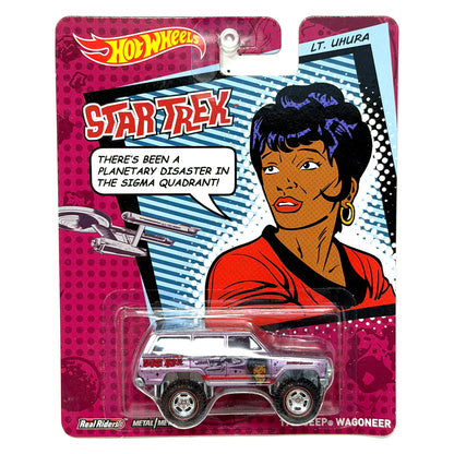 Hot Wheels Star Trek 1988 Jeep Wagoneer 1:64 Diecast Real Riders