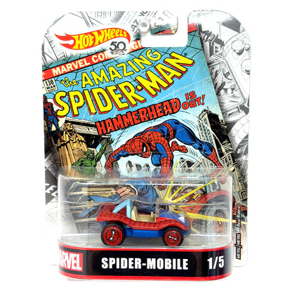 Hot Wheels Retro Entertainment Marvel Spider-Mobile 1:64 Diecast