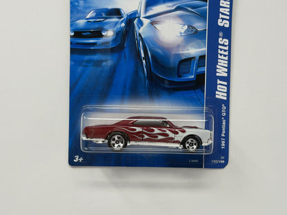 Hot Wheels Hot Wheels Stars 1967 Pontiac GTO 1:64 Diecast Red Flames