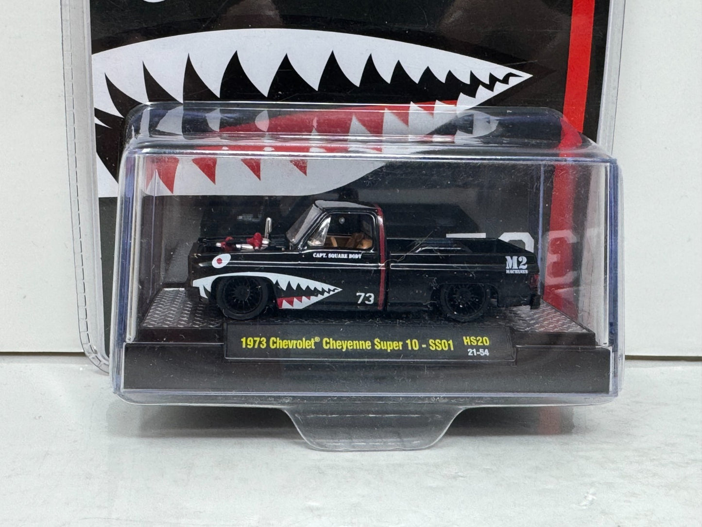 M2 Machines Capt. Square Body 1973 Chevrolet Cheyenne Super 10 1:64 Diecast