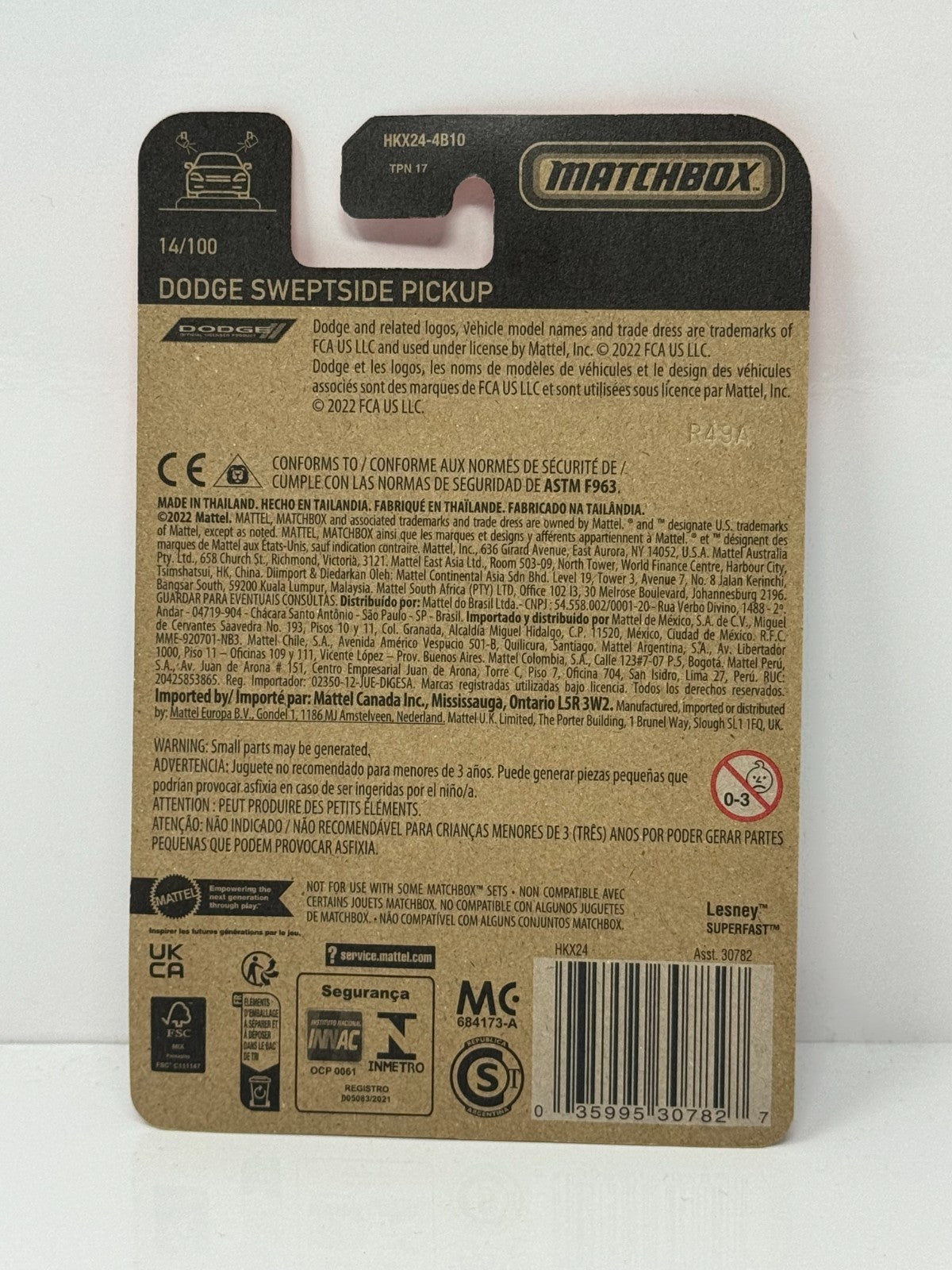 Matchbox Dodge Sweptside 1:64 Diecast