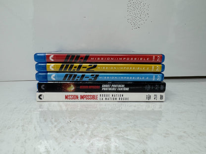 Mission Impossible 1-5 Blu-ray Movie Collection Tom Cruise Action Spy Set