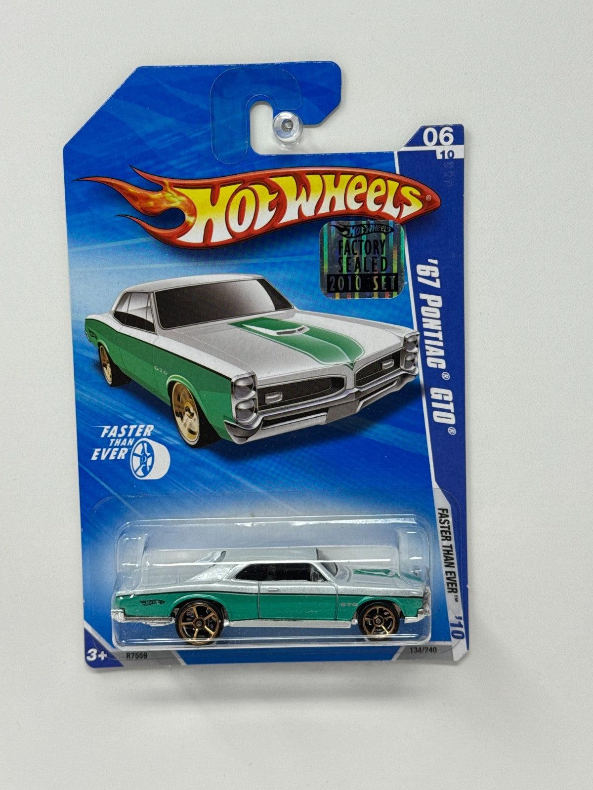 Hot Wheels Faster Than Ever 1967 Pontiac GTO 1:64 Diecast Factory Sealed