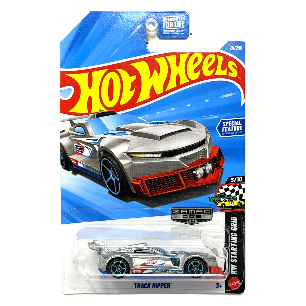 Hot Wheels ZAMAC HW Starting Grid Track Ripper 1:64 Diecast