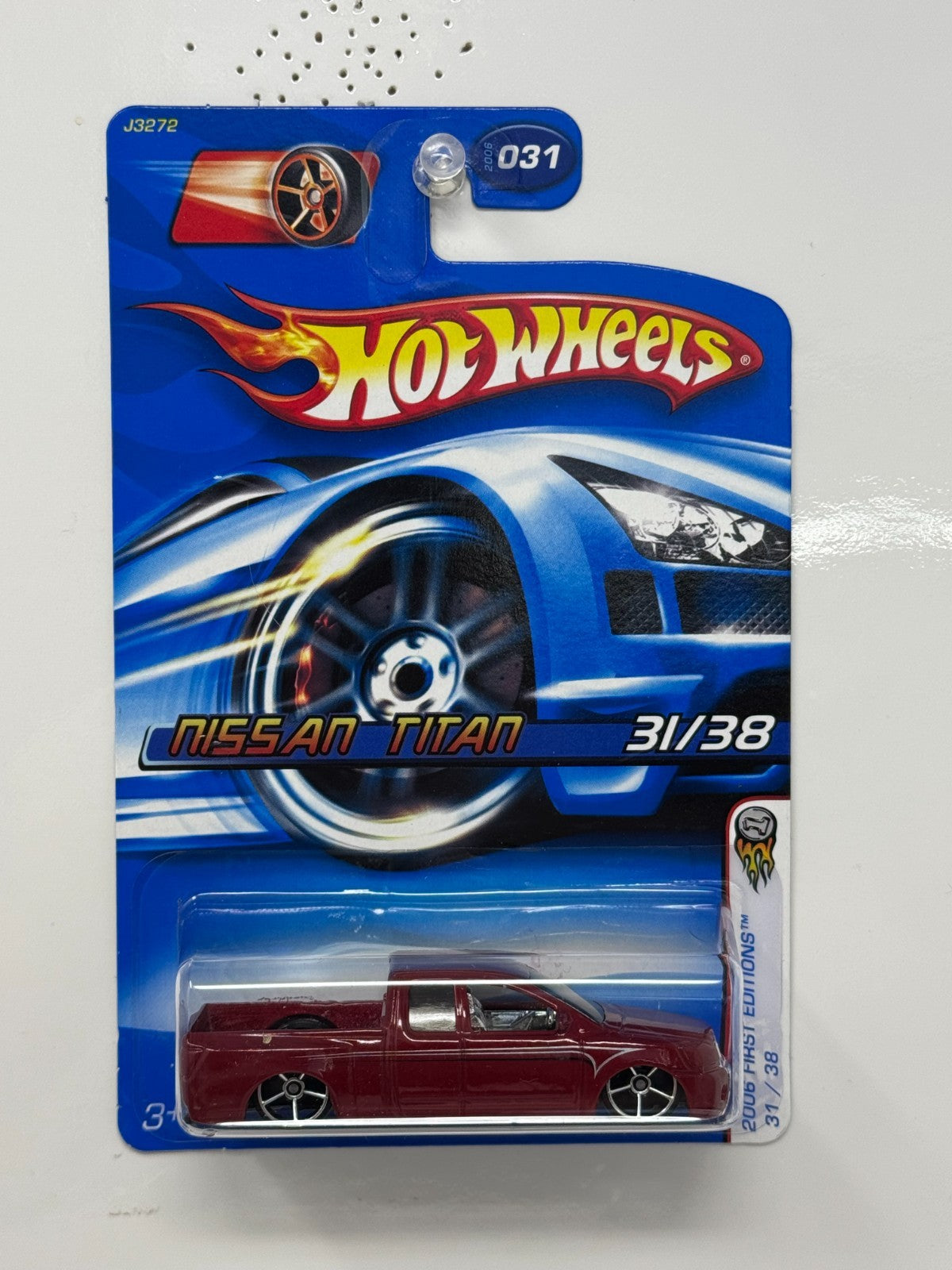Hot Wheels 2006 First Editions Nissan Titan 1:64 Diecast Red V2
