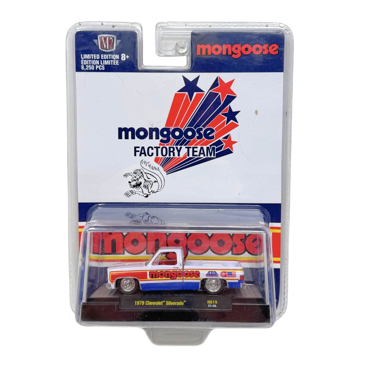 M2 Machines Mongoose Factory Team 1979 Chevrolet Silverado 1:64 Diecast