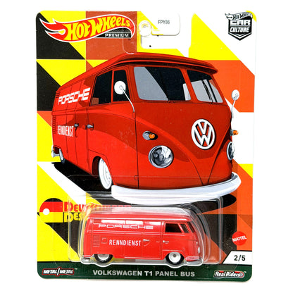Hot Wheels Premium Deutschland Design Volkswagen T1 Panel Bus 1:64 Diecast