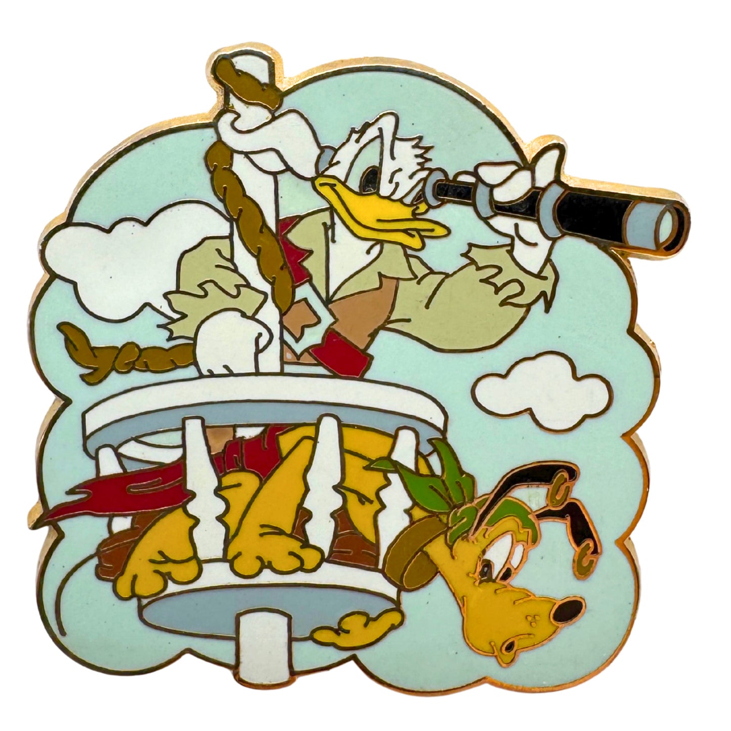 Disney Donald and Pluto Pirates Starter Trading Pin DC1S7