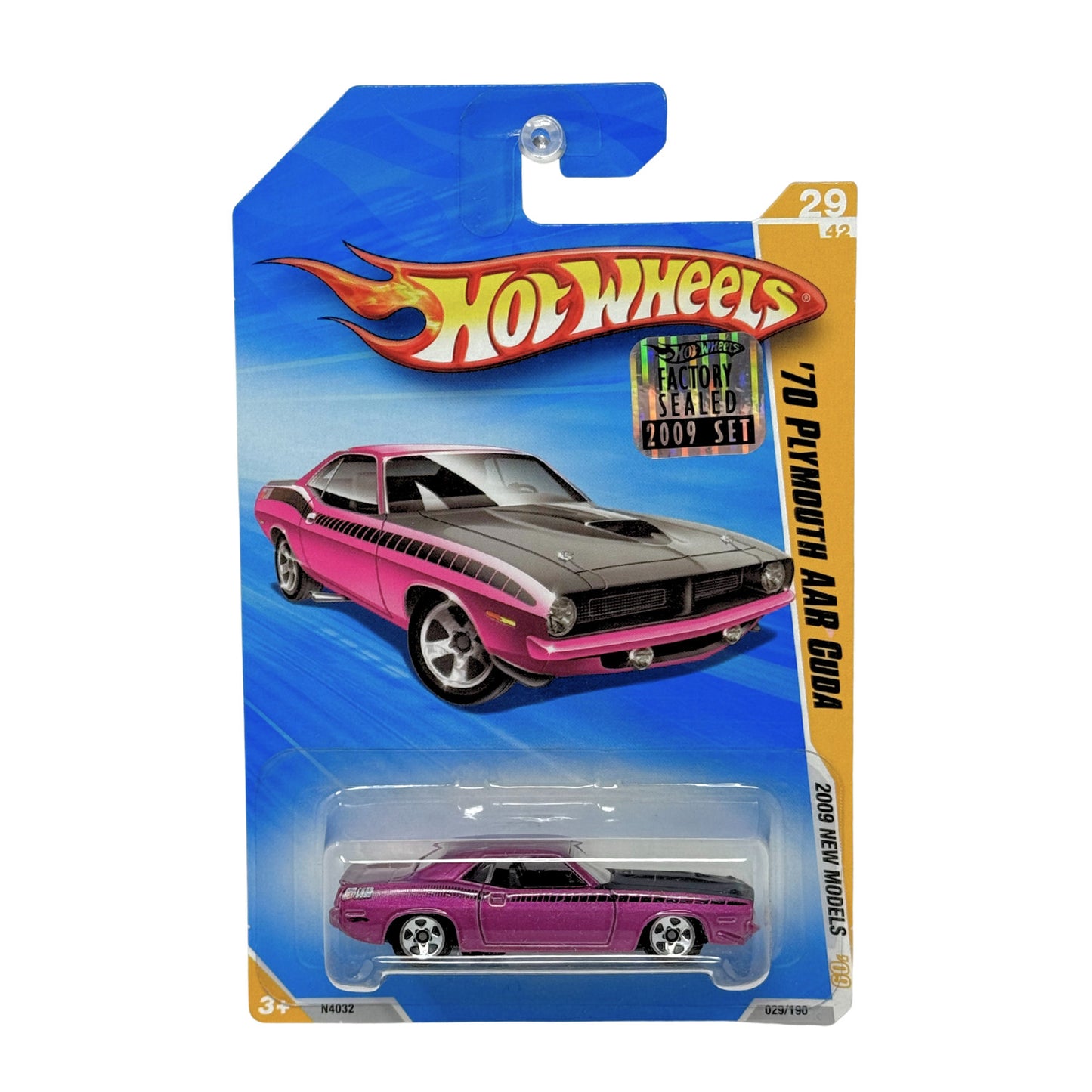 Hot Wheels 2009 New Models 1970 Plymouth AAR Cuda 1:64 Diecast Factory Sealed
